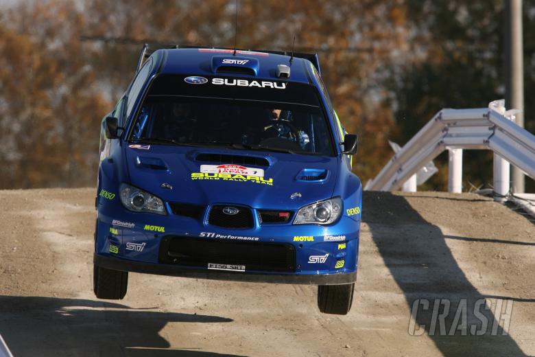 Petter Solberg (NOR) / Phil Mills (GBR), Subaru WRT Impreza WRC 2007. Rally Japan. 26-28th October 2