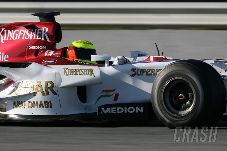 Ralf Schumacher (GER) Force India F1, Jerez F1 Test, 4-7th, December, 2007