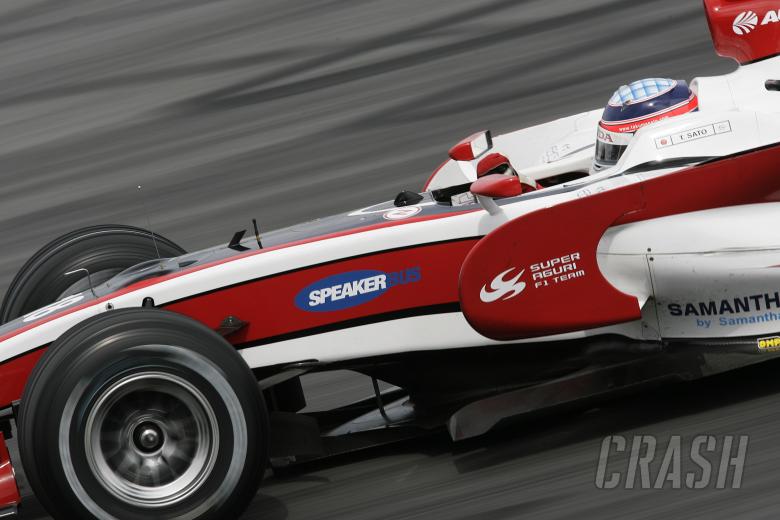 Takuma Sato (JPN) Super Aguri SA08, Malaysian F1 Grand Prix, Sepang, Kuala Lumpar, 21st-23rd, March 