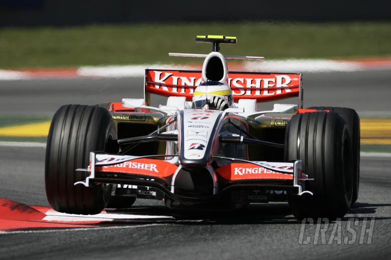 Giancarlo Fisichella (ITA) Force India VJM01, Spanish F1 Grand Prix, Catalunya, 25th-27th, April, 20