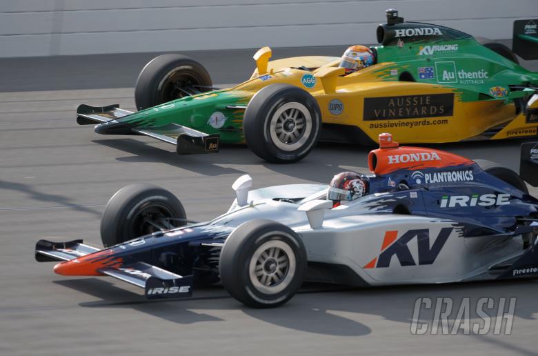 Indy Racing League. 27 April 2008. Kansas Oriol Servia and Will Power.