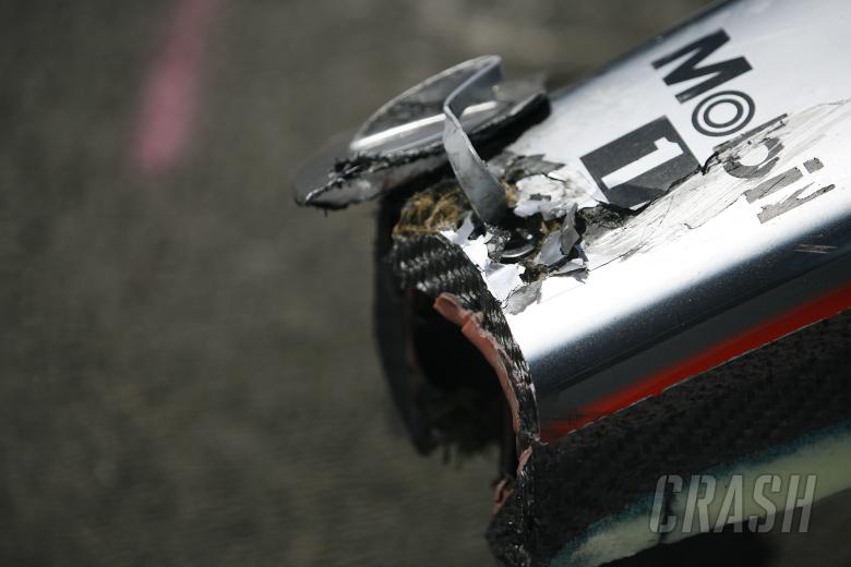 Lewis Hamilton (GBR) McLaren MP4-23 Nosecone After Crash, Canadian F1 Grand Prix, Montreal, 6th-8th,