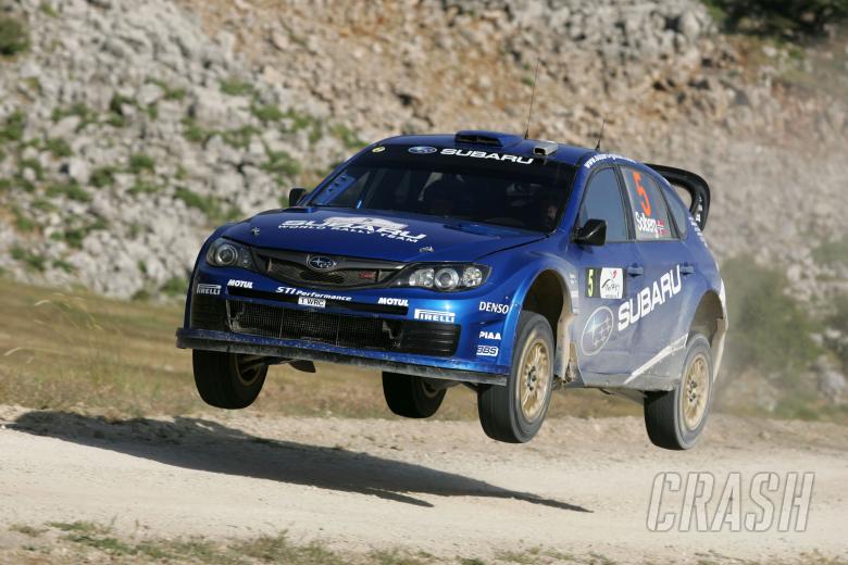 Petter Solberg (NOR) Philip Mills (GBR), Subaru Impreza WRC 2008, Subaru World Rally Team