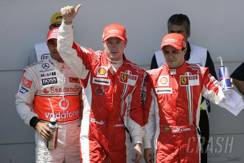 Kimi Raikkonen (FIN) Ferrari F2008, Position, French F1 Grand Prix, Magny Cours, France, 20th-22nd, 
