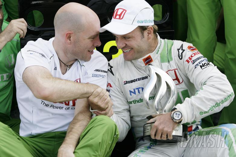 Jock Clear (GBR), Honda F1 Racing, Rubens Barrichello`s Race Engineer, Rubens Barrichello (BRA) Hond