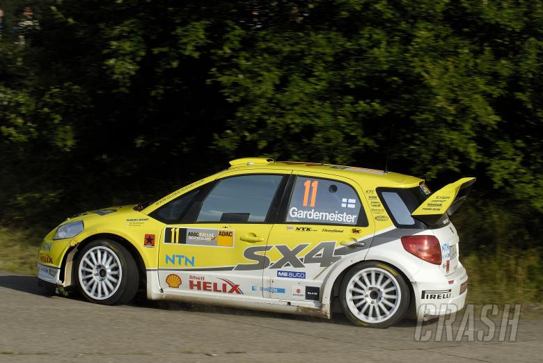 Toni Gardemeister (FIN) Tomi Tuominen (FIN), Suzuki SX4 WRC, Suzuki World Rally Team