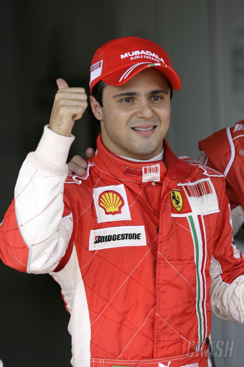 Felipe Massa (BRA) Ferrari F2008 Pole Position, Brazilian F1 Grand Prix, Interlagos, 30th October 20