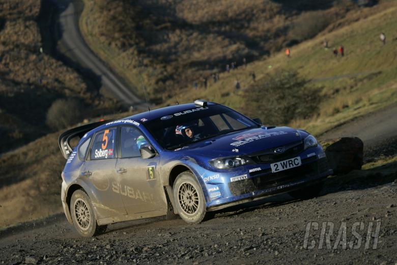 Petter Solberg (N) Philip Mills (GB) Subaru Impreza WRC 08, Subaru World Rally Team