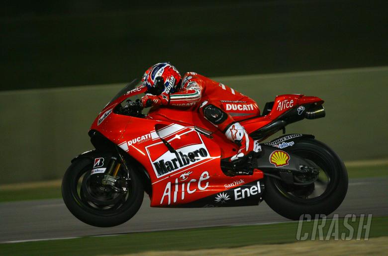 Stoner, Qatar MotoGP tests 2009