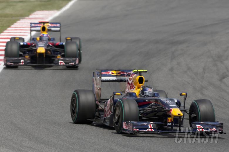 Sebastian Vettel (GER) Red Bull RB5, Mark Webber (AUS) Red Bull RB5, Spanish F1 Grand Prix, Cataluny