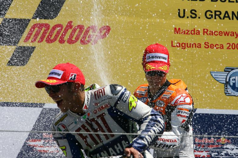 Pedrosa and Rossi, U.S. MotoGP 2009