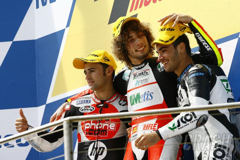Barbera, Simoncelli, De Rosa, Australian 250GP 2009