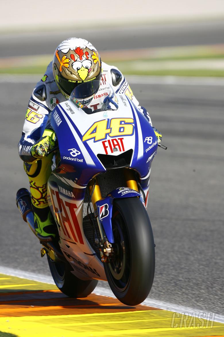 Rossi, Valencia MotoGP Test, 2009