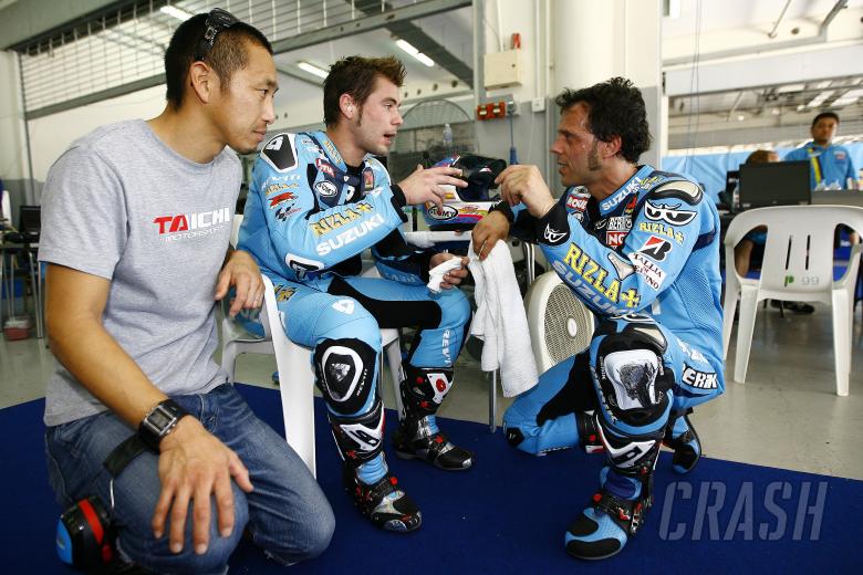 Aoki, Bautista, Capirossi, Sepang MotoGP tests, 4th-5th February, 2009.