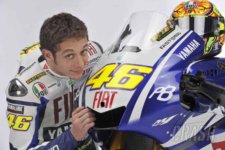 Rossi, February 2010, Photo courtesy of Yamaha