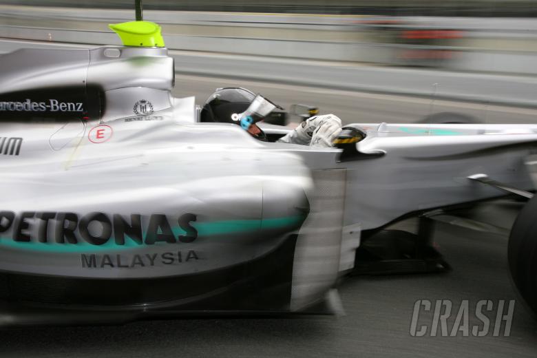 27.02.2010 Barcelona, Spain, Nico Rosberg (GER), Mercedes GP - Formula 1 Testing, Barcelona