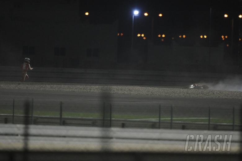 Stoner crash, Qatar MotoGP 2010
