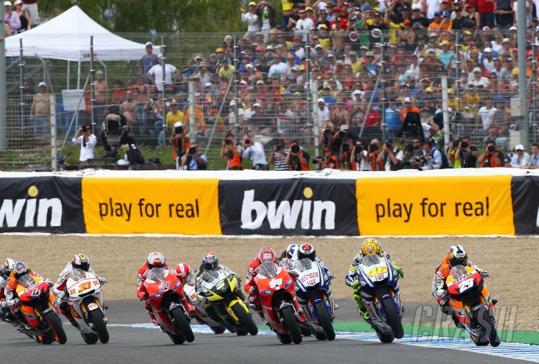 Pedrosa leads start, Spanish MotoGP, 2010