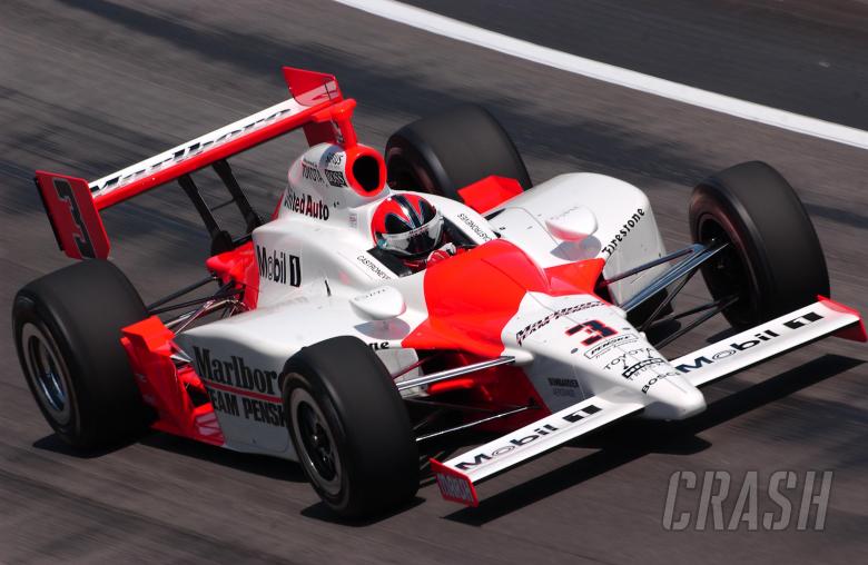Helio Castroneves, Marlboro Team Penske Dallara-Toyota, 2005 Indy 500.