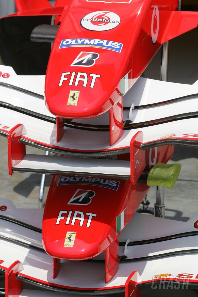 Ferrari front wing detail