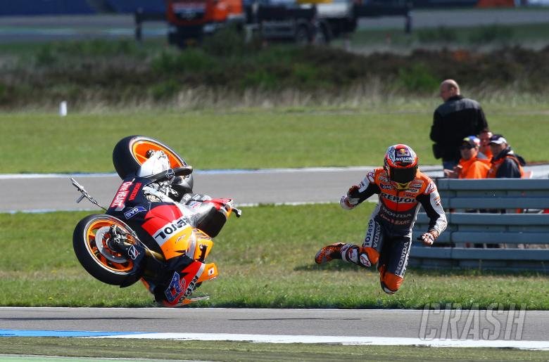 Stoner crash, Dutch MotoGP 2011