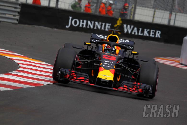 Ricciardo, Red Bull lead through red-flagged Monaco FP2