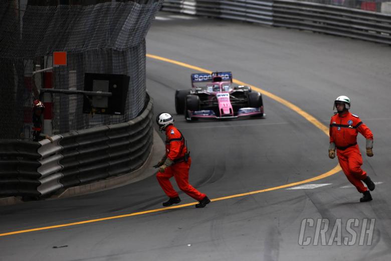 Motor racing-Perez crashes out of Monaco GP qualifying