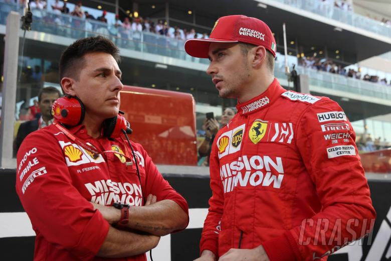 Leclerc terlihat memengaruhi pengaturan keseimbangan dengan mobil Ferrari 2020