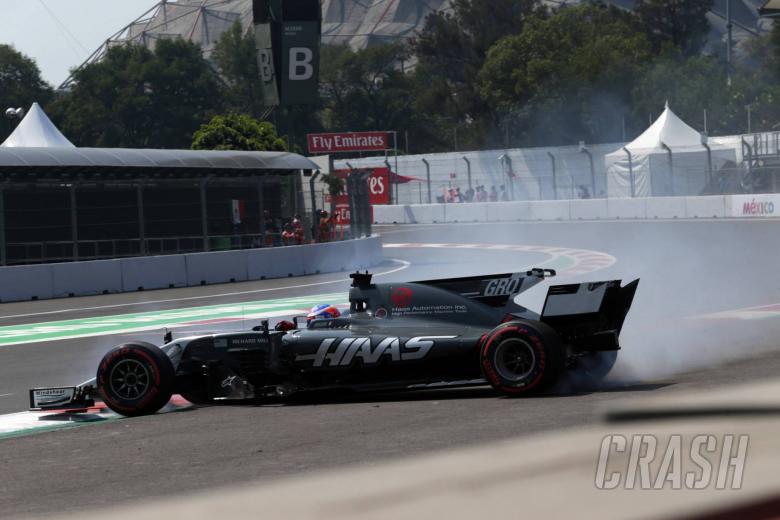Grosjean relying on guesswork in Mexico after little Friday running