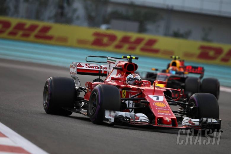 Verstappen underwhelmed by F1 finale stuck behind Raikkonen
