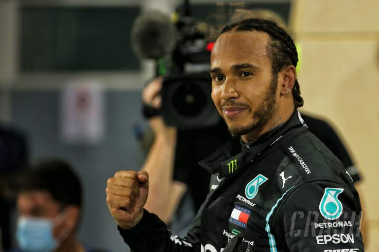 Race winner Lewis Hamilton (GBR) Mercedes AMG F1 celebrates in parc ferme at the end of the race.