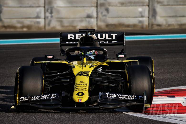 Guanyu Zhou (CHN) Renault F1 Team RS20 Test Driver.