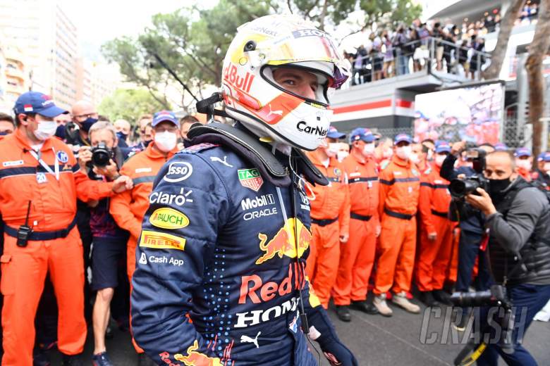 Race winner Max Verstappen (NLD) Red Bull Racing celebrates in parc ferme.