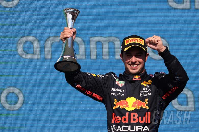 3rd place Sergio Perez (MEX) Red Bull Racing RB16B.