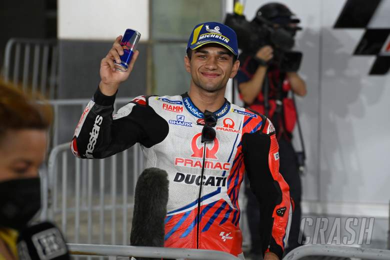 Jorge Martin parc ferme, Doha MotoGP, 3 April 2021