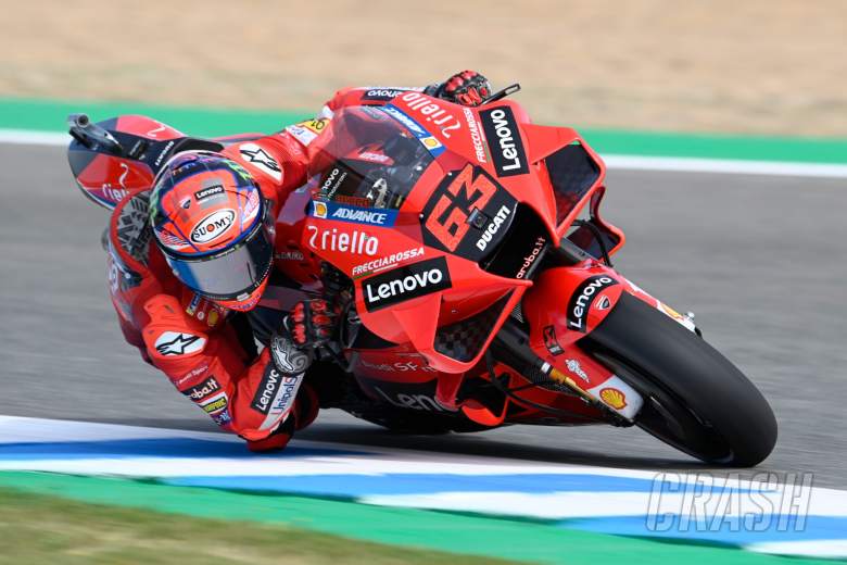 Spanish Motogp Bagnaia Fastest From Quartararo At The Close Of Day One In Jerez Motogp News