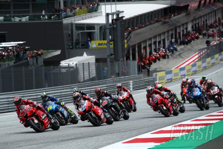 Francesco Bagnaia race start, Styria MotoGP, 8 August 2021