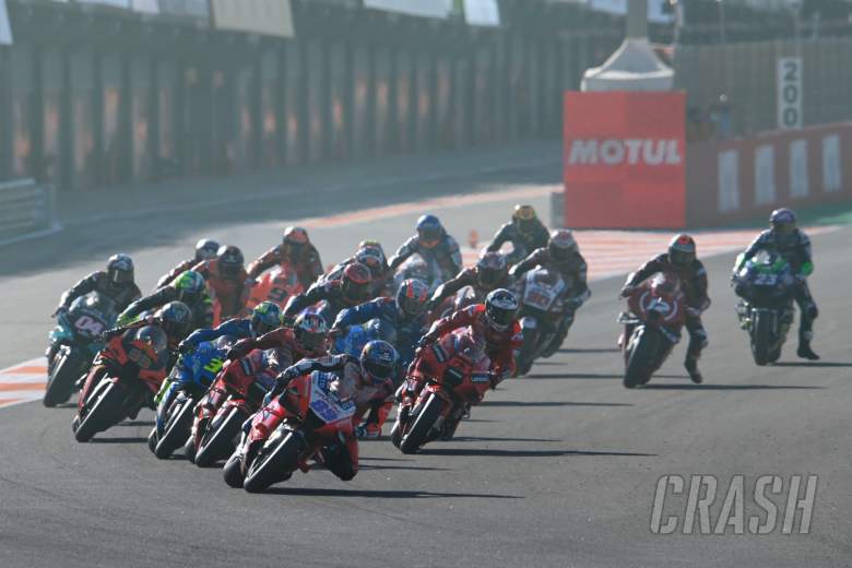 Jorge Martin race start, Valencia MotoGP race, 14 November 2021