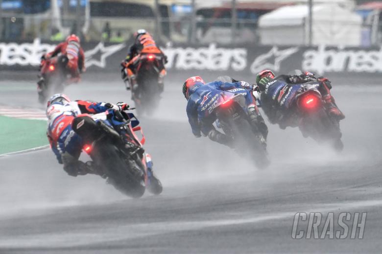 How do riders survive a MotoGP crash