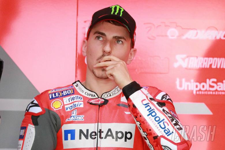 Avoiding disaster – Lorenzo bails out at 110mph
