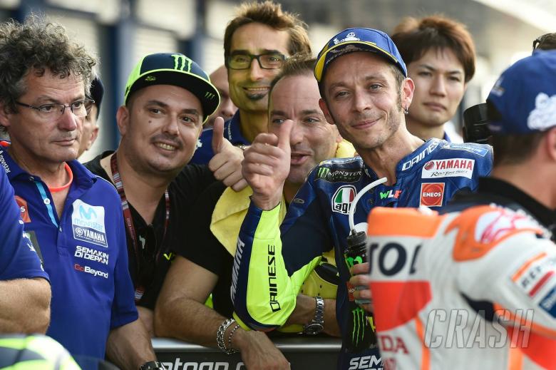 Front row a 'surprise' for Rossi, Yamaha