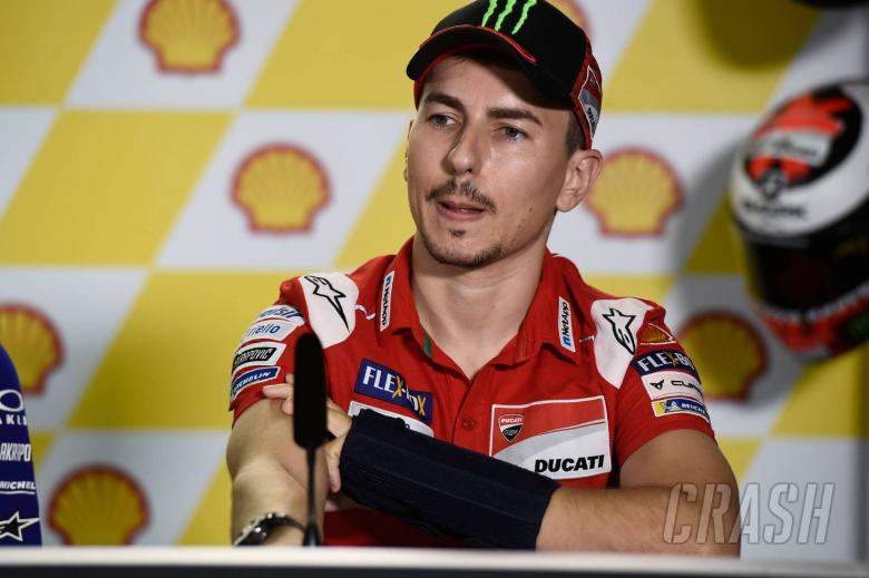 Lorenzo: Let's see if I can ride the whole weekend