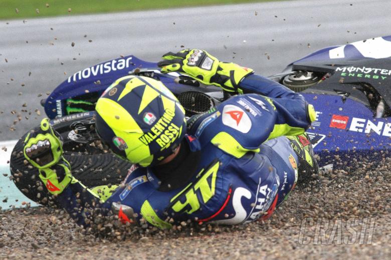 Rossi on Valencia crash: A s**t emotion