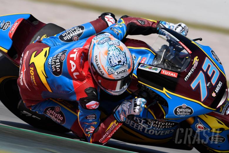 Moto2 Catalunya: Marquez makes it three after late breakaway