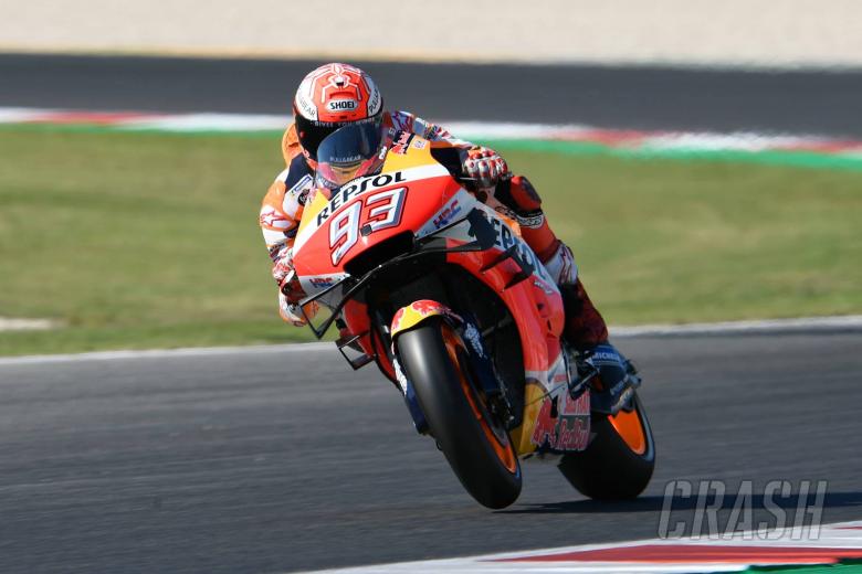 Marquez leads Vinales in Misano warm-up