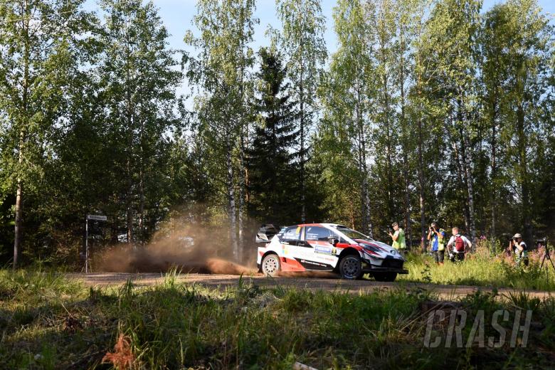 Tanak leads Rally Finland as WRC returns