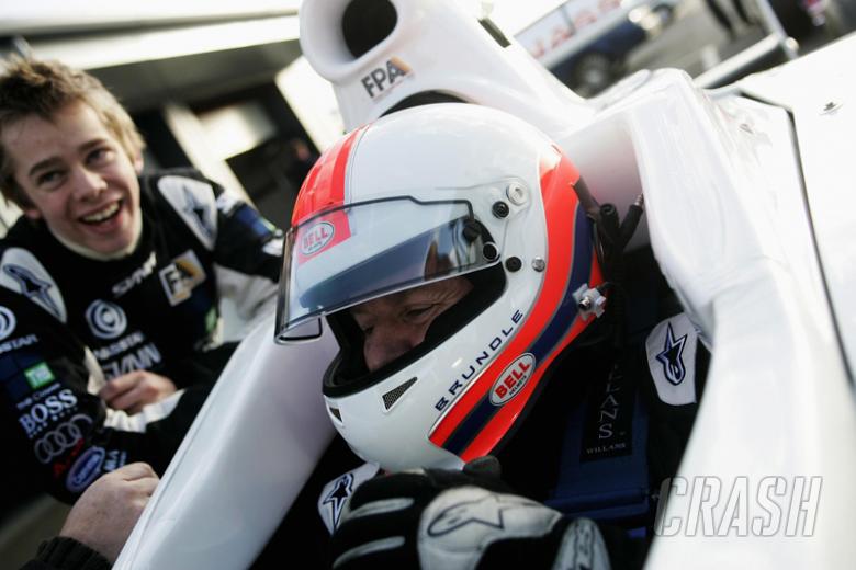 Brundle to make racing return at Spa.