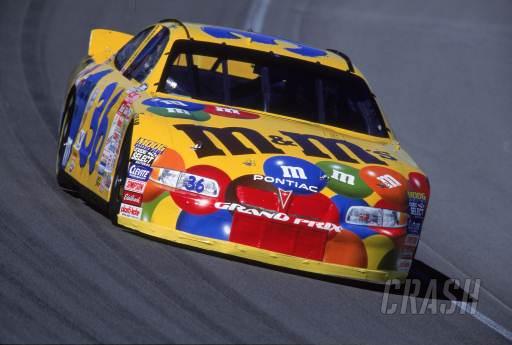 Ken Schrader's yellow and blue debut.