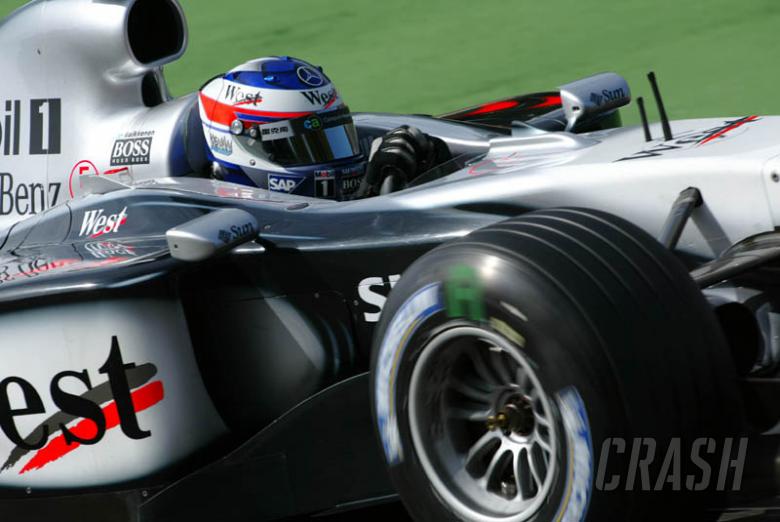 Kimi Raikkonen's lap of Indianapolis.