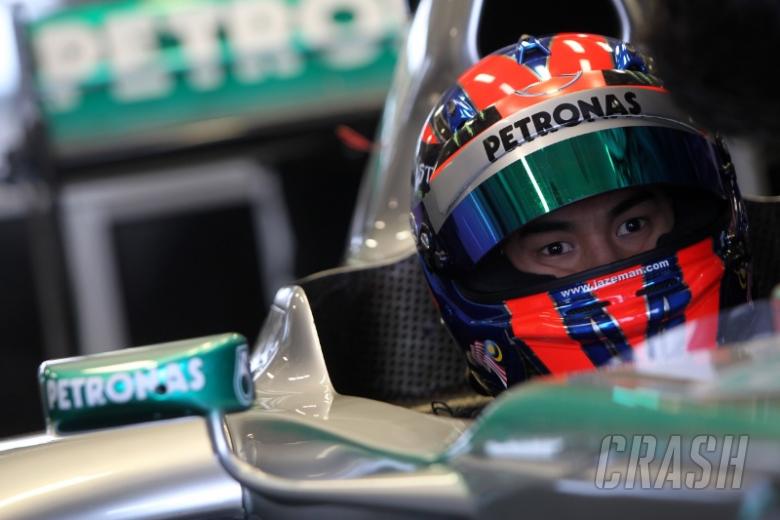 Jaafar reaffirms F1 dream with Mercedes test